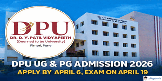 Dr. D. Y. Patil Vidyapeeth Begins Admission 2026; Apply by April 6 @admissions.dpuerp.in